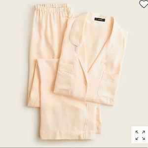 Jcrew easy-luxe eco long-sleeve pajama set
